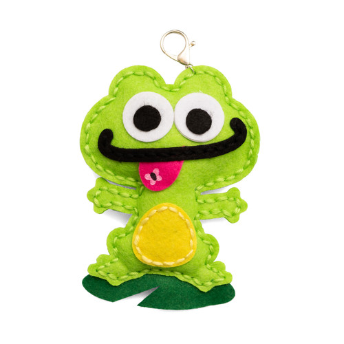 3 Pack - Colorbok Sew Cute! Felt Backpack Clip Kit-Frog - 34004927 3 Pack - Colorbok Sew Cute! Felt Backpack Clip Kit-Frog - 34004927