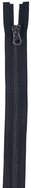 2 Pack - Coats Gunmetal Separating Zipper 24"-Black - F69 24-0900