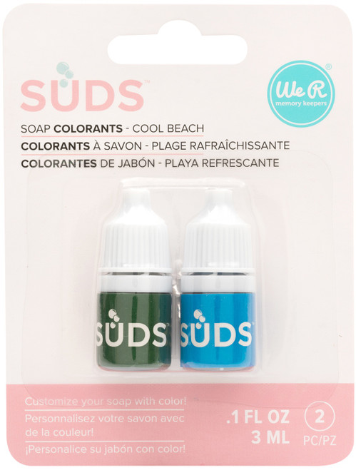 3 Pack - We R Memory Keepers Suds Colorant 2/Pkg-Cool Beach - 60000536 - 633356632689