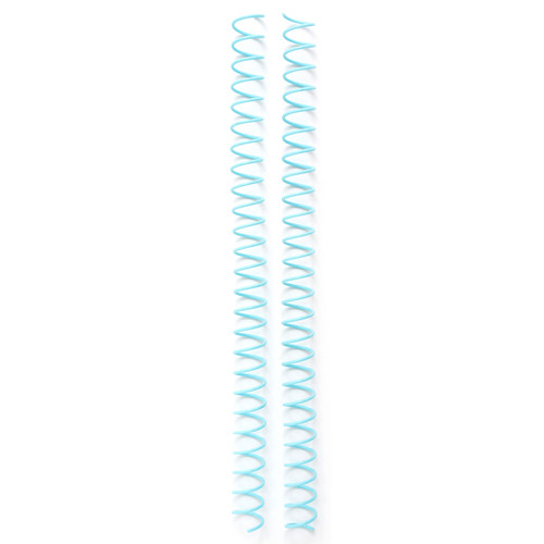3 Pack - We R Cinch Spiral Wires 4/Pkg-Aqua - WRCSW-25