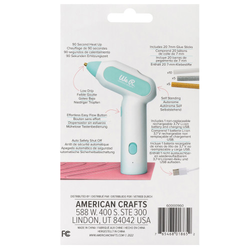 We R Creative Flow Glue Gun-Blue - 60000960