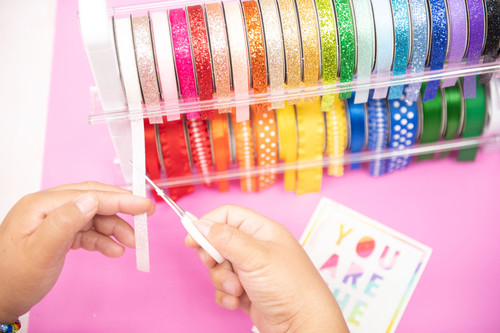 ArtBin Ribbon Storage Rack-White - 6870RSR ArtBin Ribbon Storage Rack-White - 6870RSR