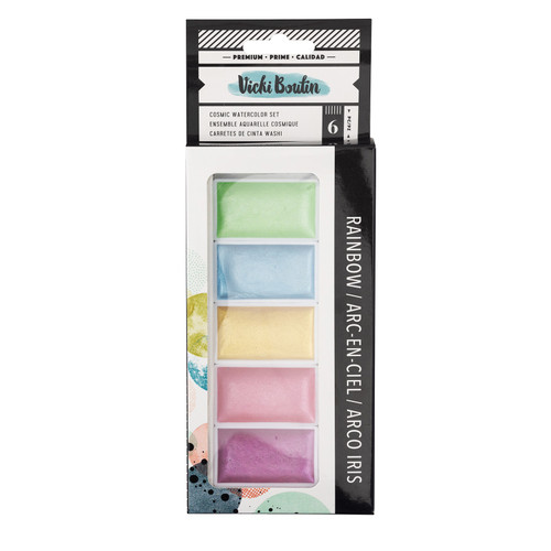 Vicki Boutin Print Shop Cosmic Watercolor Set-Rainbow - VB013866 - 718813116824