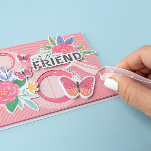EK Success Craft Tweezers-Pink - 54000036