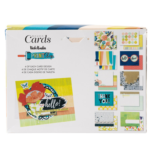 American Crafts A2 Cards W/Envelopes (4.375"X5.75") 40/Box-Vicki Boutin Print Shop - VB013865