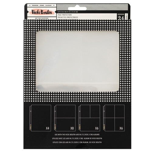 Vicki Boutin Where To Next Page Protectors 6"X8" 24/Pkg-Assorted - VB014117 - 765468043524
