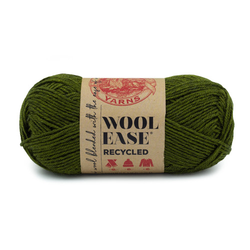 Lion Brand Wool-Ease Recycled Yarn-Olive - 632-172T - 023032123387