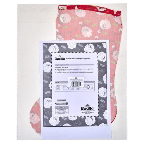 Bucilla Felt Stocking Liners For 18" Stockings-Santa - SL896-75E - 046109896755