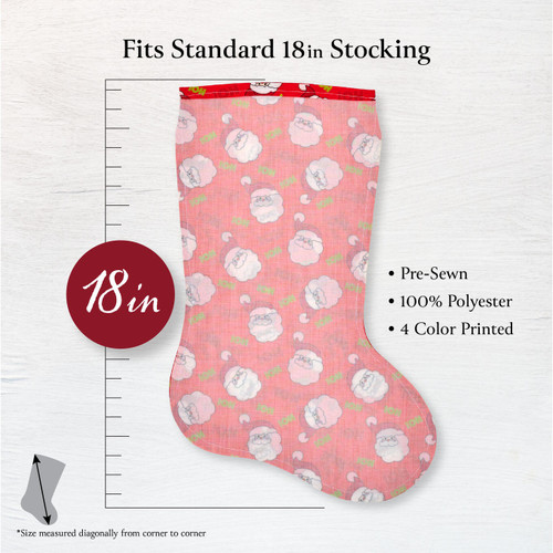 Bucilla Felt Stocking Liners For 18" Stockings-Santa - SL896-75E Bucilla Felt Stocking Liners For 18" Stockings-Santa - SL896-75E
