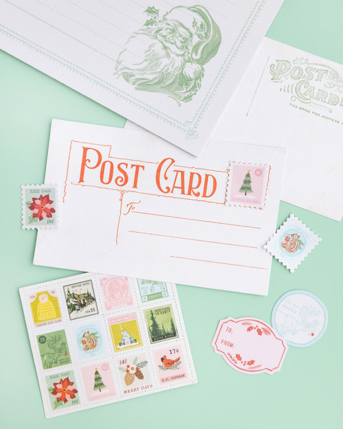 Mittens & Mistletoe Ephemera Die-Cuts 40/Pkg-Journaling W/Gold Foil Accents - CPMM3741 Mittens & Mistletoe Ephemera Die-Cuts 40/Pkg-Journaling W/Gold Foil Accents - CPMM3741