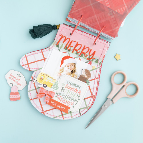 Mittens & Mistletoe Ephemera Die-Cuts 40/Pkg-Icons W/Gold Foil Accents - CPMM3740 Mittens & Mistletoe Ephemera Die-Cuts 40/Pkg-Icons W/Gold Foil Accents - CPMM3740