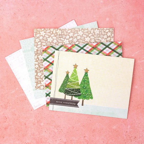 American Crafts A2 Cards W/Envelopes (4.375"X5.75") 40/Box-Vicki Boutin Evergreen & Holly - VBEH3720 American Crafts A2 Cards W/Envelopes (4.375"X5.75") 40/Box-Vicki Boutin Evergreen & Holly - VBEH3720
