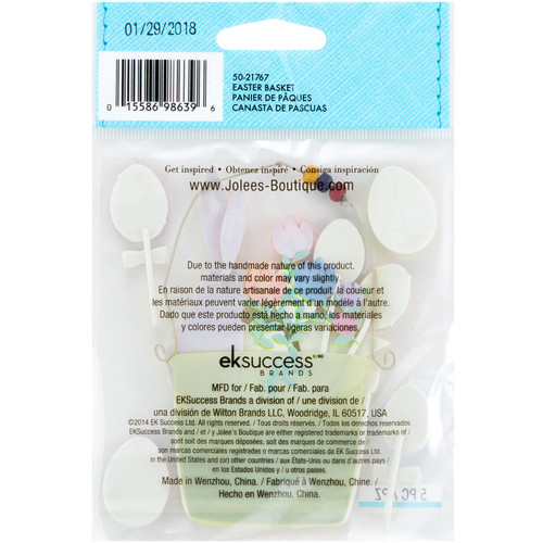 3 Pack - Jolee's Boutique Dimensional Stickers-Easter Basket - E5021767