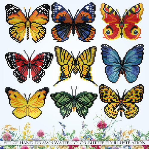 Diamond Dotz Simply Dotz Diamond Art Kit 16.1"X16.1"-Butterfly Showcase - SD6404 Diamond Dotz Simply Dotz Diamond Art Kit 16.1"X16.1"-Butterfly Showcase - SD6404