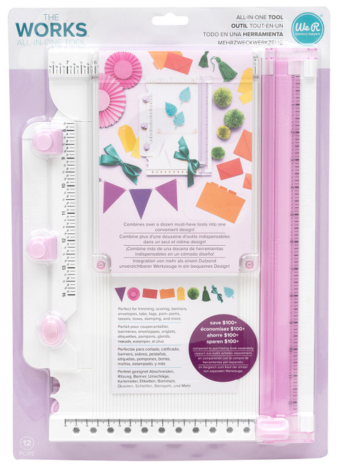 We R Memory Keepers The Works All-In-One Tool-Lilac - WR600588 - 633356633204