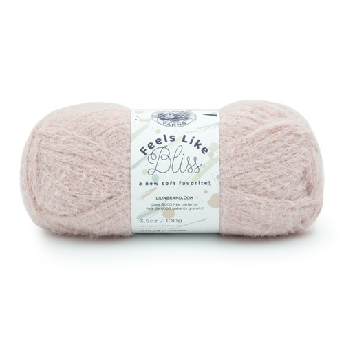 Lion Brand Feels Like Bliss Yarn-Blush - 153-102 - 023032079691
