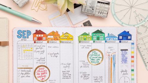 AC Point Planner Perfect Bound Planner 6"X8"-Pink Floral - Dot Grid - 120 Sheets - 99001199 AC Point Planner Perfect Bound Planner 6"X8"-Pink Floral - Dot Grid - 120 Sheets - 99001199