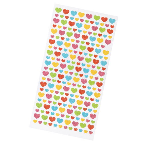 Sticko Themed Stickers-Tiny Multi Hearts - E5238400 - 015586906622