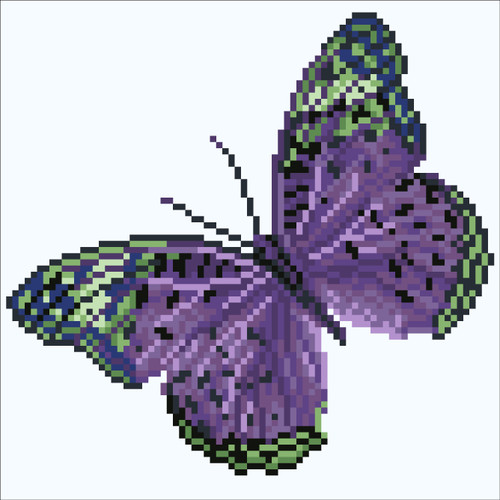 Diamond Dotz Simply Dotz Diamond Art Kit 9"X9"-Whisper Purple - SD2403