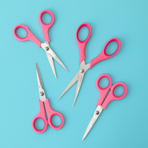 American Crafts Cutup Scissors Value Pack 4/Pkg-(2) 5" & (2) 7" - AC340056
