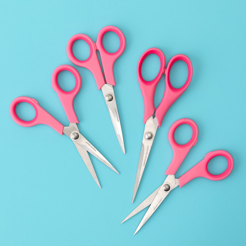 American Crafts Cutup Scissors Value Pack 4/Pkg-(2) 5" & (2) 7" - AC340056