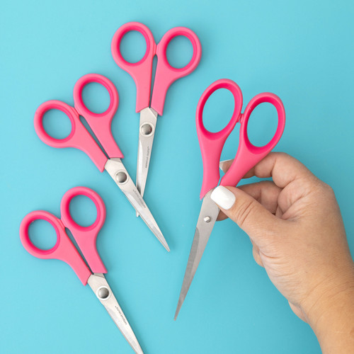 American Crafts Cutup Scissors Value Pack 4/Pkg-(2) 5" & (2) 7" - AC340056