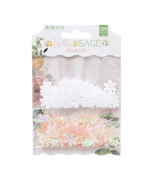 Willow & Sage Sequins 60/Pkg-Flowers - 73000023 - 665573117977