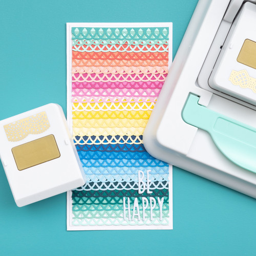 We R Memory Keepers Edge Alignment Guide-W/Mosaic Border - 60000368 We R Memory Keepers Edge Alignment Guide-W/Mosaic Border - 60000368