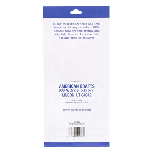 Sticko Themed Stickers-Origami Unicorn - E8601305