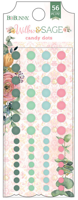 Willow & Sage Enamel Dots 56/Pkg- - 73000020