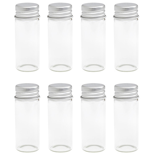 We R Memory Keepers Storage Glass Jars 8/Pkg-Large - WR661320