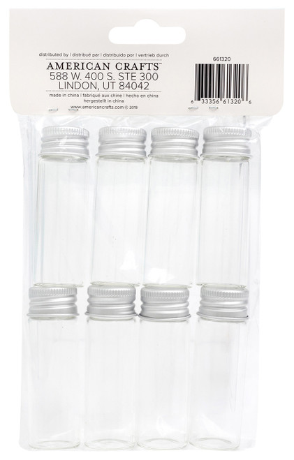 We R Memory Keepers Storage Glass Jars 8/Pkg-Large - WR661320