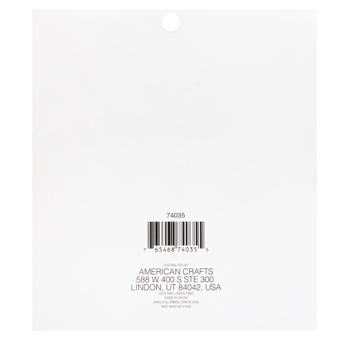 Colorbok Glitter Paper Pad 6"X6" 12/Pkg-Primary - 74035