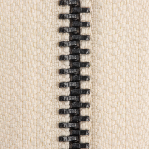 Coats Gunmetal Closed End Zipper 9"-Natural - F68 9-8010