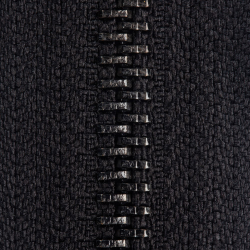 Coats Gunmetal Separating Zipper 24"-Black - F69 24-0900