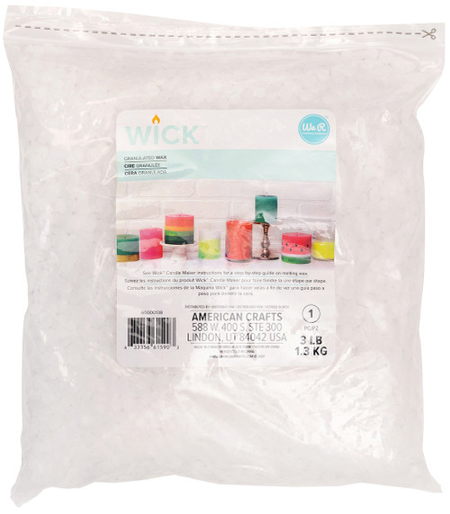 We R Wick Granulated Wax 3lb- - 60000138 - 633356615903