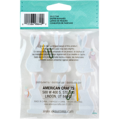 3 Pack - Jolee's Boutique Dimensional Stickers-Easter Bunnies - E5021768