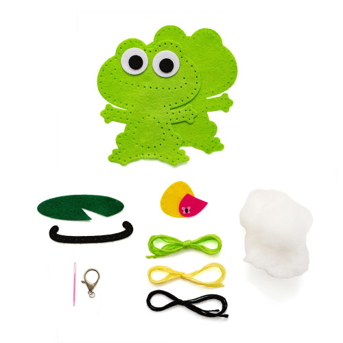 Colorbok Sew Cute! Felt Keychain-Frog - 34004927