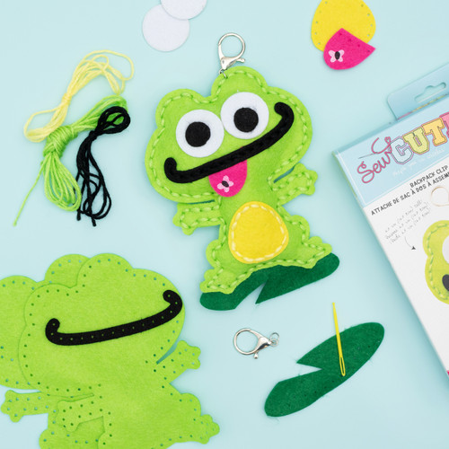 Colorbok Sew Cute! Felt Keychain-Frog - 34004927