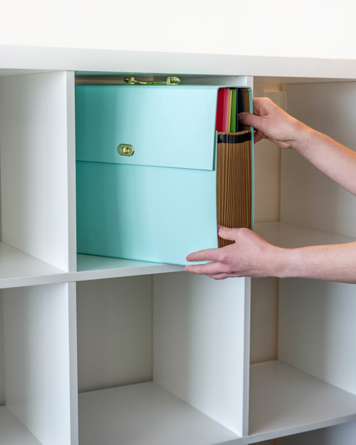 We R Accordion Paper Storage 12"X12"-Mint - 60000272 We R Accordion Paper Storage 12"X12"-Mint - 60000272