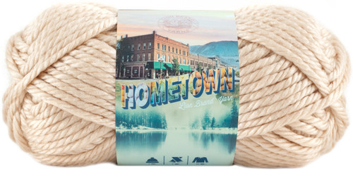 3 Pack - Lion Brand Hometown Yarn-Los Angeles Tan - 135-99 - 023032000930