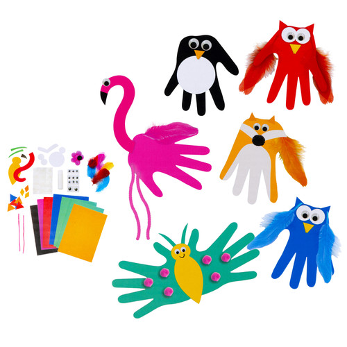 American Crafts Best Ideas For Kids Craft Kit-Handprint Crafts - 369716 - 718813697163
