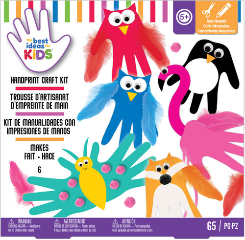 American Crafts Best Ideas For Kids Craft Kit-Handprint Crafts - 369716 - 718813697163