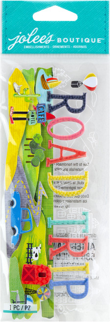 3 Pack - Jolee's Boutique Title Waves Dimensional Stickers-Road Trip - E5060450 - 015586830088