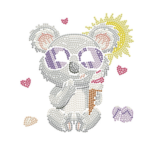 Diamond Dotz Diamond Art Box Kit 8.6"X8.6"-Koala Cream - DBX040