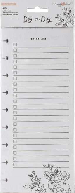 3 Pack - Maggie Holmes Day-To-Day Dbl-Sided Notepad 4.25"X11" 60/Pkg-Shopping & To-Do List - 373048 - 718813730488