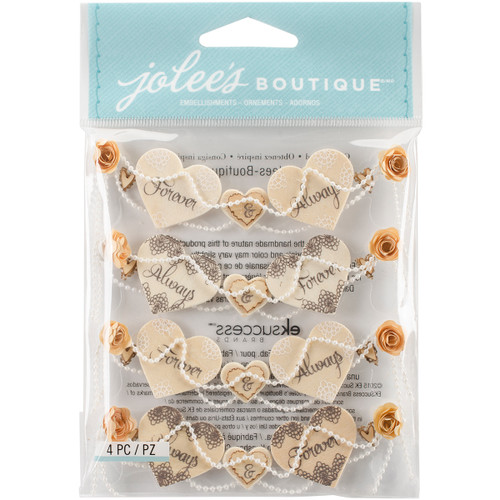 3 Pack - Jolee's Boutique Dimensional Stickers-Wedding Banner - E5021854 - 015586821840