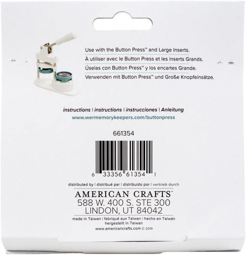 3 Pack - We R Button Press Rosette Kit-Makes 2 - WR661354