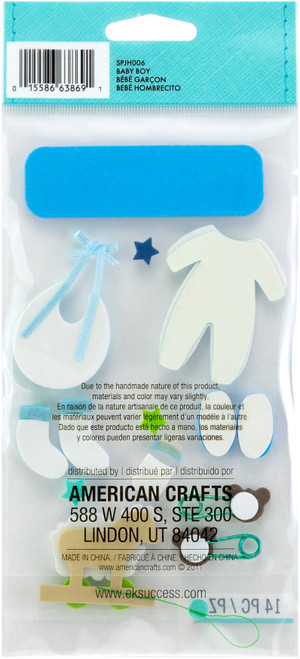 3 Pack - Jolee's Stickers-Baby Boy - SPJH006
