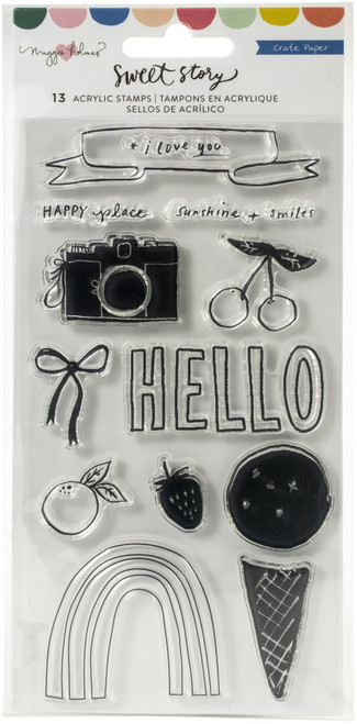3 Pack - Maggie Holmes Sweet Story Acrylic Clear Stamps 13/Pkg- - CP373065 - 718813730655